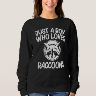 Camiseta Arte legal De Raccoon Para Meninos Ringtail