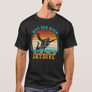 Camiseta Arte legal Para Homens Mulheres Skydiver Skydive
