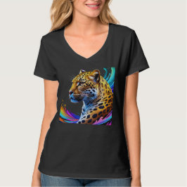 Camiseta Arte-leopardo