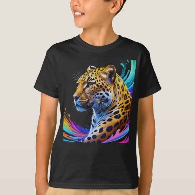 Camiseta Arte-leopardo (Frente)