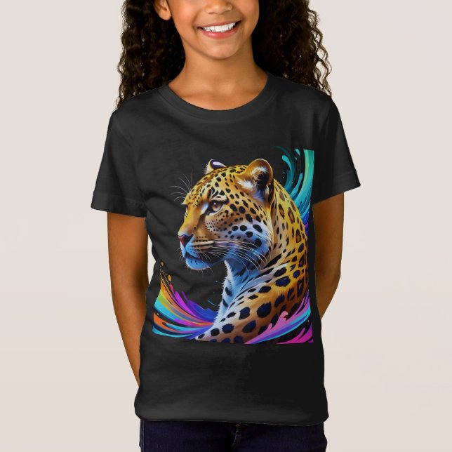Camiseta Arte-leopardo (Frente)