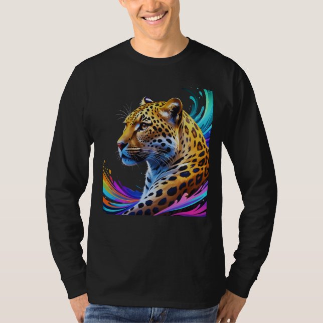 Camiseta Arte-leopardo (Frente)