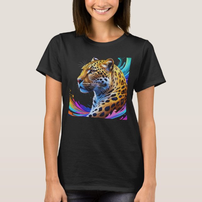 Camiseta Arte-leopardo (Frente)