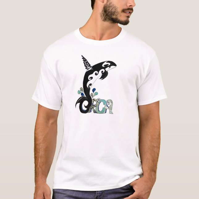 Camiseta Arte Liberdade das Orcas (Frente)