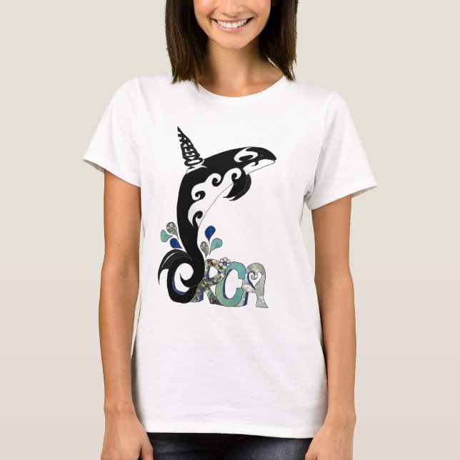 Camiseta Arte Liberdade Orca (Frente)