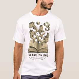 Camiseta Arte Literária Surreal, Imaginação Infinita