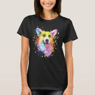 Camiseta Arte Lixada Galês Corgi Homens Cujos Homens Mulher
