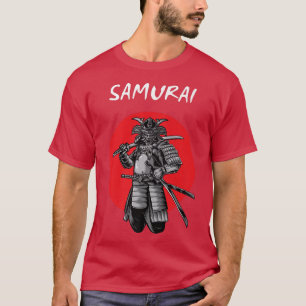 Camiseta Arte marcial e nobreza do caça japonês samurai 