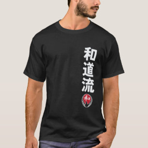 Camiseta Arte Marcial Japonês Karate Wado Ryu Kanji Clássic