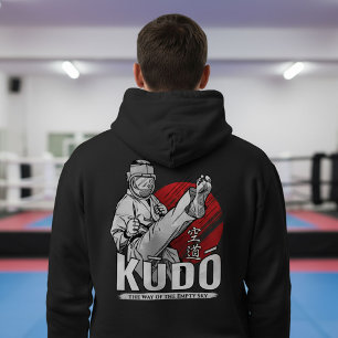Camiseta Arte Marcial Kudo - Lutador e Design Kanji