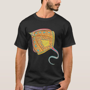 Camiseta Arte Marinha Vintage Renard - Raio Laranja