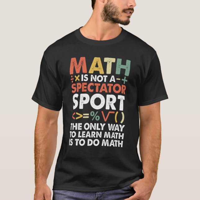 Camiseta Arte Matemática legal Para Homens Mulheres Matemát (Frente)