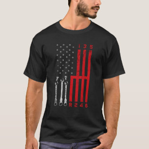Camiseta Arte Mecânica de Desvio de Carro Arena de Arrasto 