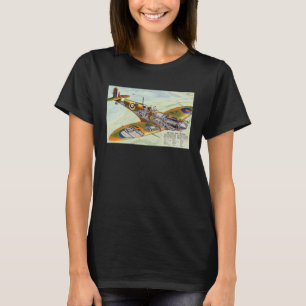 Camiseta Arte Mecânica do Novo Spitfire da Grã-Bretanha