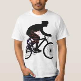Camiseta Arte Minimalista de Bicicleta –