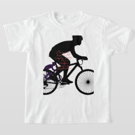 Camiseta Arte Minimalista de Bicicleta –