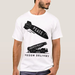 Camiseta Arte Minimalista de Entrega de Paz Abstrata