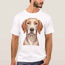 Arte minimalista de linha do cão Vizsla Húngaro