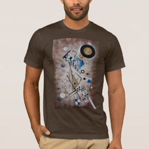 Camiseta Arte moderna abstrata do meio século da pintura d