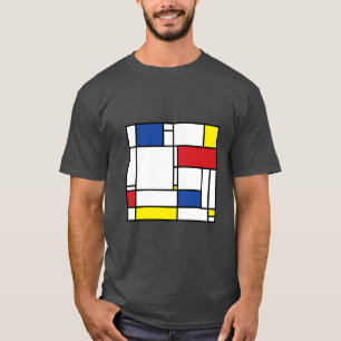 Camiseta Arte Moderna De Stijl Minimalista Mondrian gordinh