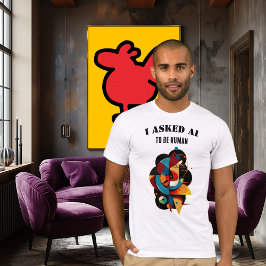 Camiseta Arte Moderna Geométrica – Criatividade Humana Enco