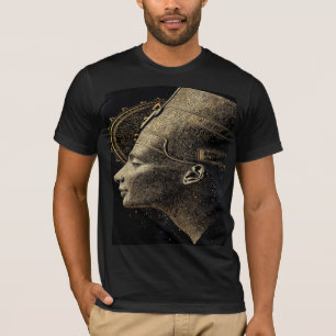 Camiseta Arte Moderna Silhueta de Nefertiti