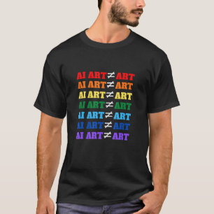 Camiseta Arte Não é Arte AI é Arte Roubo Arte AI não é Ra R