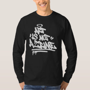 Camiseta Arte Não É Um Manicômio De Grafite De Rua Hip H