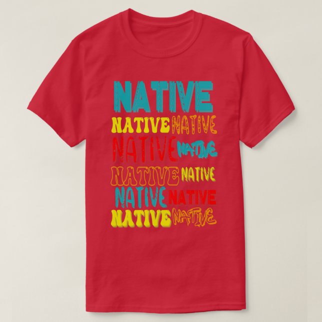 Camiseta Arte Nativa (Frente do Design)