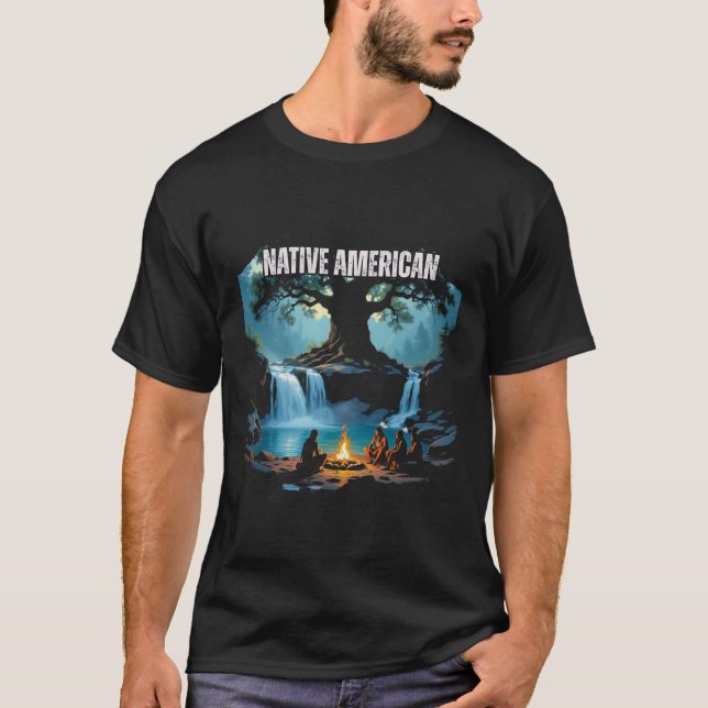 Camiseta Arte Nativa Americana (Frente)