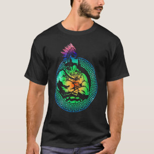 Camiseta Arte Nativa Maias do Rei Asteca Rei Mexicano