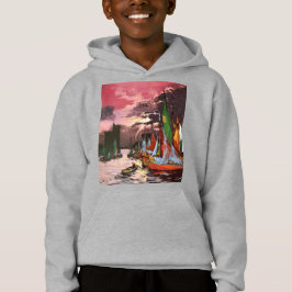 Camiseta Arte Navios no Porto de La Rochelle