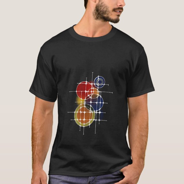 Camiseta Arte Neurográfica abstrato (Frente)