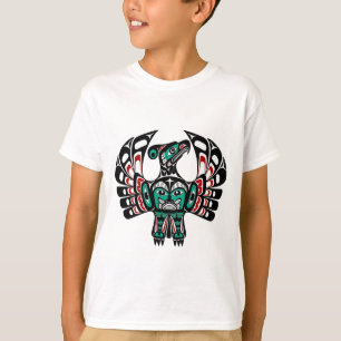 Camiseta Arte noroeste Thunderbird do Haida da Costa do