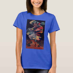 Camiseta Arte Nova Vintage, Loie Fuller no Folies Bergere