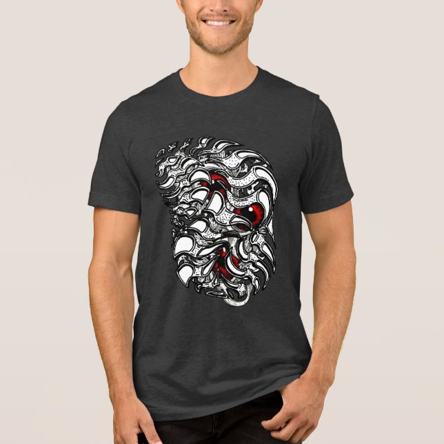 Camiseta Arte Olhal Surrealista Abstrato Dinâmica (Frente)