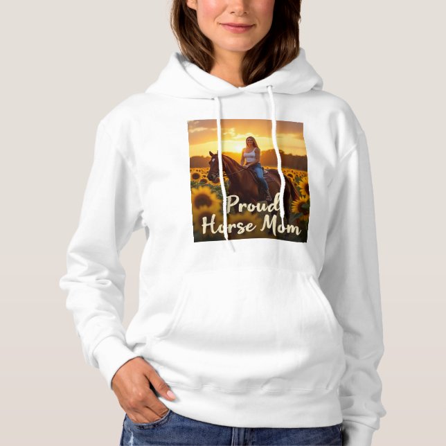 Camiseta Arte Orgulhosa Mãe de Cavalo (Frente)