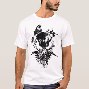 Camiseta Arte original #3 Preto e branco