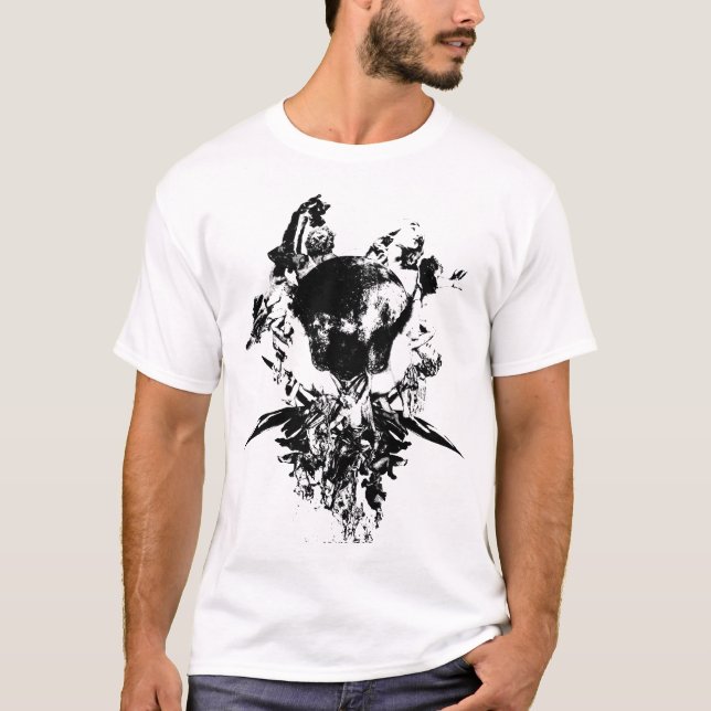 Camiseta Arte original #3 Preto e branco (Frente)