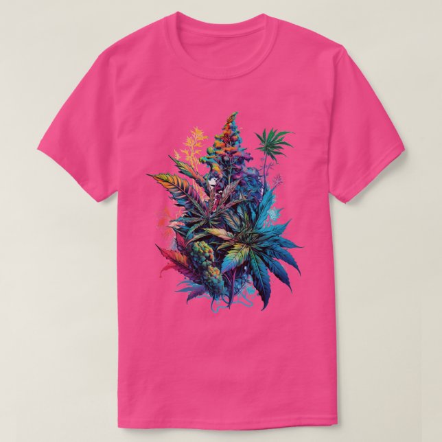 Camiseta Arte Original Colorida Buds Design (Frente do Design)