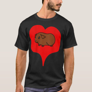 Camiseta Arte Original Design Brown American Guiné Pig