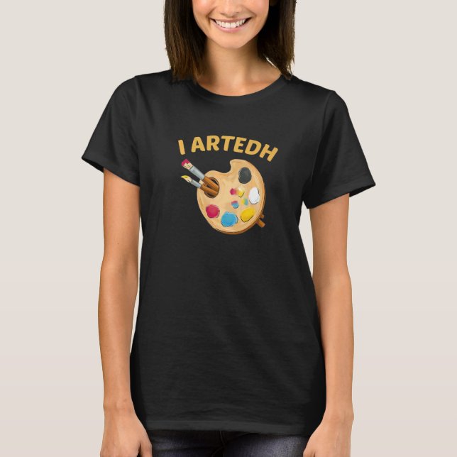 Camiseta Arte para professores e professores (Frente)