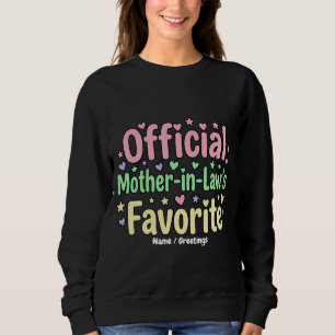 Camiseta Arte Pastel Favorita da Sogra Oficial