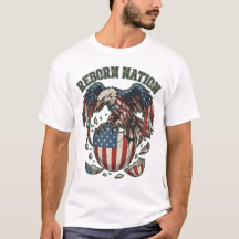 Arte Patriótica da Águia Americana da Nação Reborn