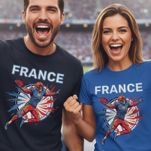Camiseta Arte Patriótica Dinâmica do Quaterback do Futebol