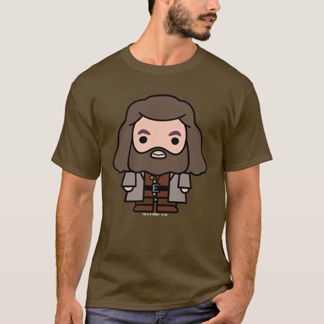 Camiseta Arte Personagem de desenho animado Hagrid (Frente)