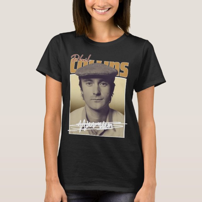 Camiseta Arte - Phil Collins (Frente)
