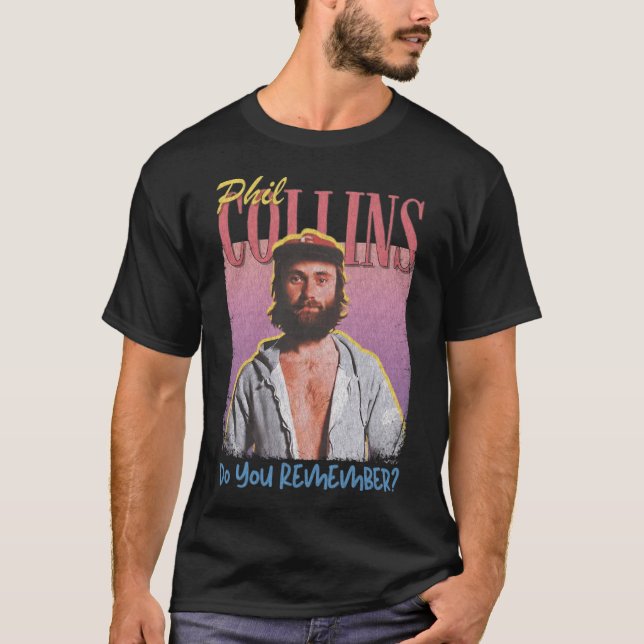Camiseta Arte - Phil Collins (Frente)