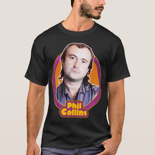 Camiseta Arte - Phil Collins (Frente)