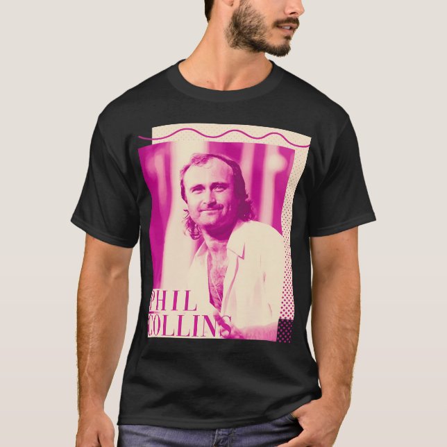 Camiseta Arte - Phil Collins (Frente)